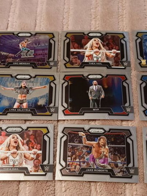 Κάρτες 2024 Panini Prizm WWE σαν καινούργιες, πακέτο 87 τεμαχίων