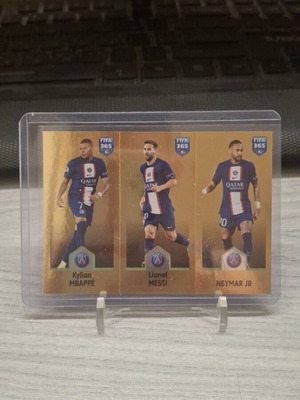 Panini FIFA 365 2023 Kylian Mbappe Lionel Messi Neymar JR αυτοκόλλητο