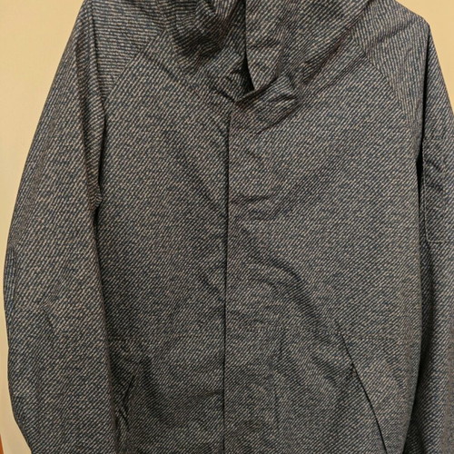 Burton men's jacket like new, size large, gray and blue
