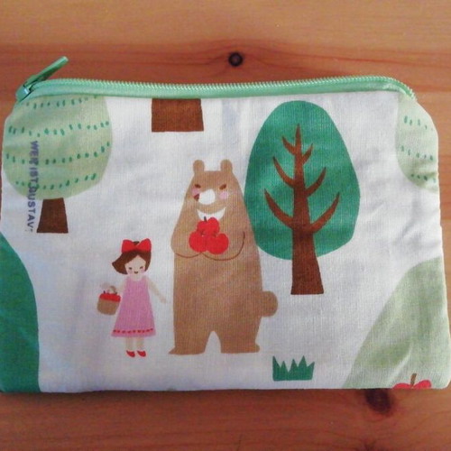 Fabric bag with kawaii folk fusion design, Gustav Concept