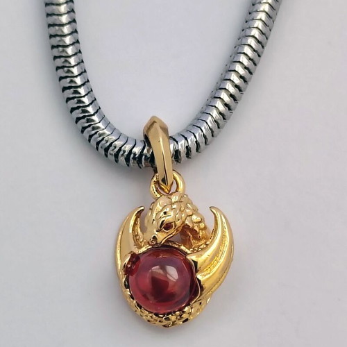 Charm Game of Thrones Dragon Fire silver, new