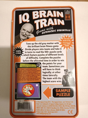 Lagoon IQ Brain Train Game like new in metal tin