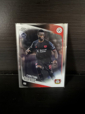 2025-26 Topps Chrome UEFA Christian Kofane RC Base card like new