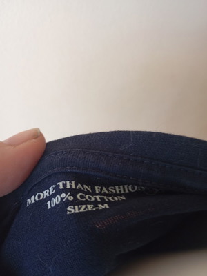 Ανδρική μπλούζα σαν καινούργια, μπλε, μέγεθος M, κοντομάνικη με στάμπα