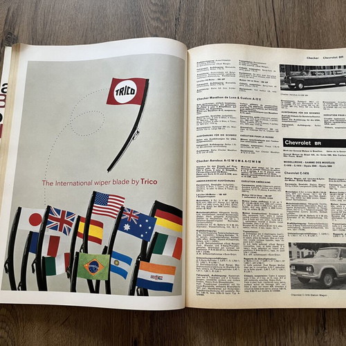Revue Automobile 1969 book like new, French