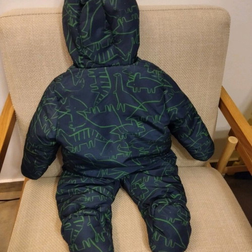 Mothercare baby boy winter snowsuit size 3-6 months like new