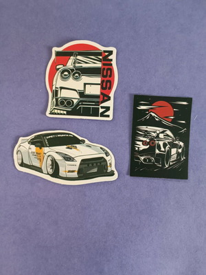 Nissan Skyline GT-R35 Sticker Set of 3