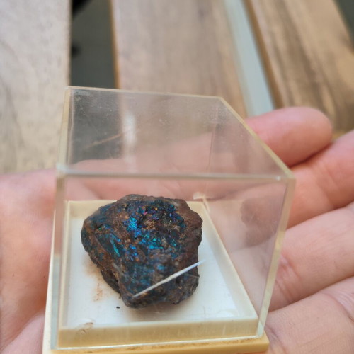 Chalcopyrite Crystal Natural Sample from Mexico used in Box