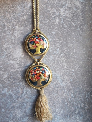 Vintage wall decoration used with dried flowers