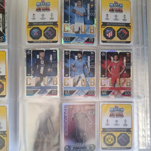 Topps Match Attax Champions League 2022-23 Album like new with extra cards
