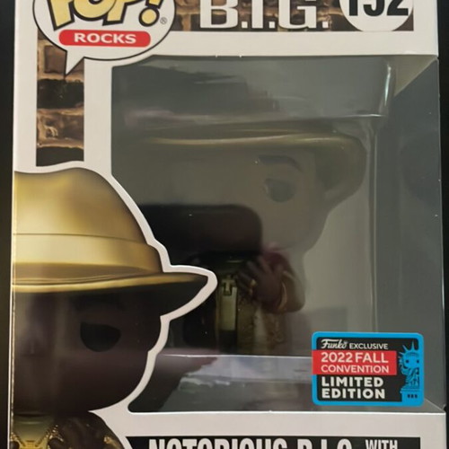 Funko Pop Notorious B.I.G. with Fedora 152 new, sealed