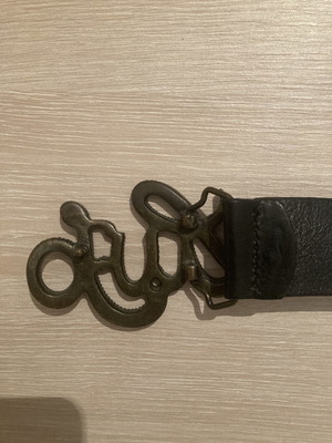 Black leather belt Liu Jo used, size large