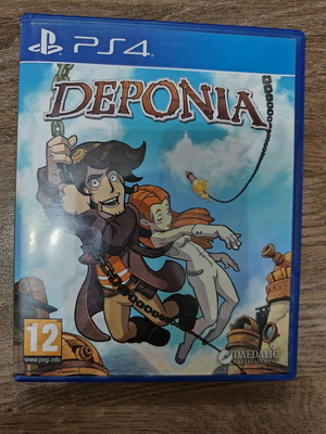 Deponia PS4 used, without manual and with case damage