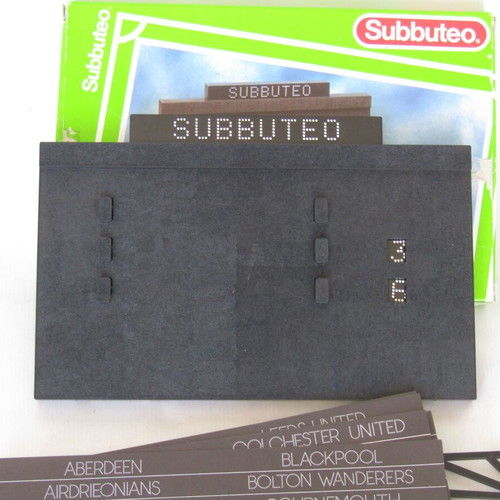 Subbuteo vintage score board 61158 like new