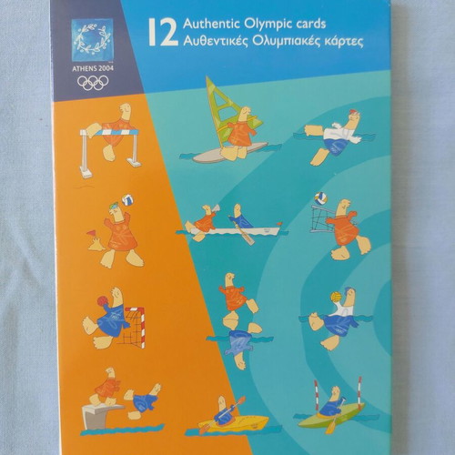 12 Authentic Olympic Cards Series B Athens 2004