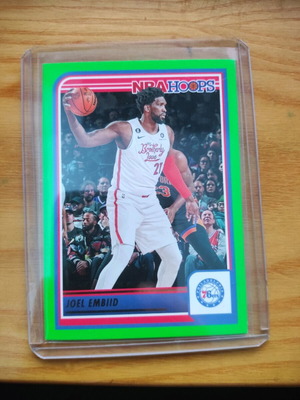 Картичка Joel Embiid 2023-2024 Panini-NBA Hoops Green като нова