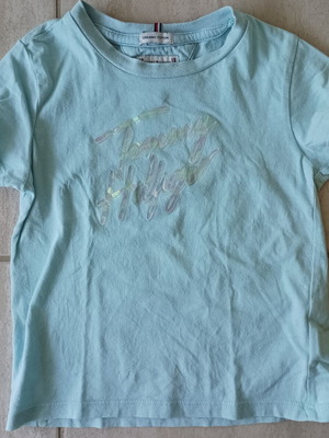 Tommy Hilfiger boys' t-shirt like new, size 104 cm, blue