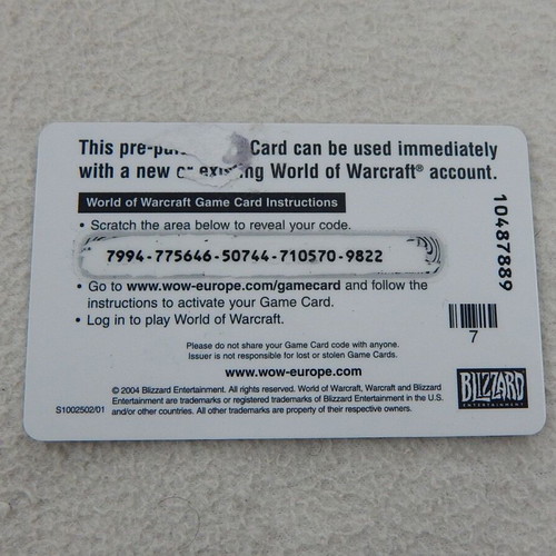 World of WarCraft Battle Chest collectible set like new