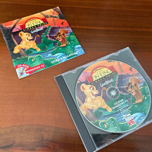 Lion King II Simba's Pride PC game like new, English release
