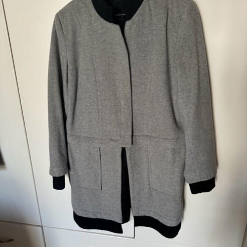 Milk and Honey coat used, size XL, gray