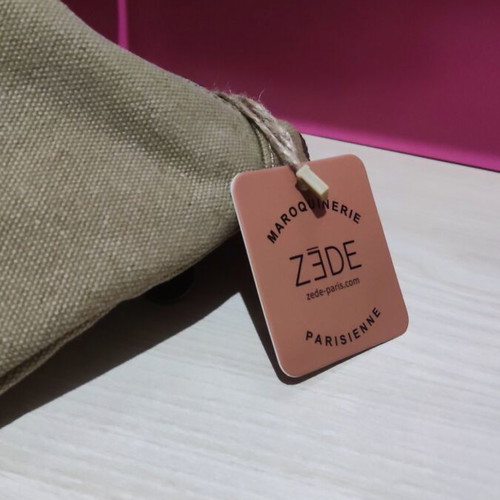 Zede Bolivar fanny pack new, beige canvas with leather details