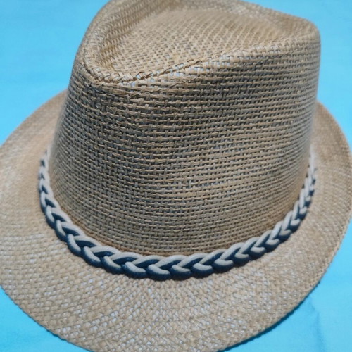 Straw hat new, size 58, brown