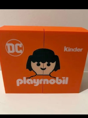 Display stand for Playmobil Kinder like new, orange