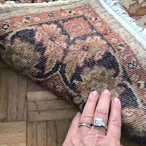 Persian-Style Rug like new, 200 x 140 cm, all-wool, heavy, dense weave