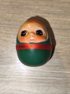 Vintage ceramic pencil sharpener miniature used