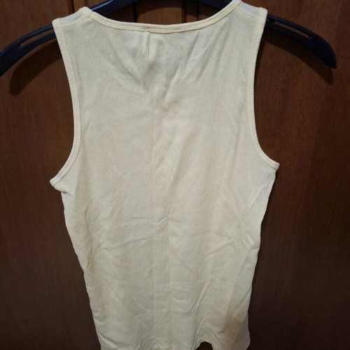 Yellow tank top used, size S