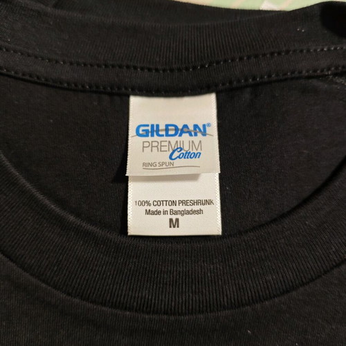 Gildan heavy cotton T-shirt new, pack of 3, black, size M