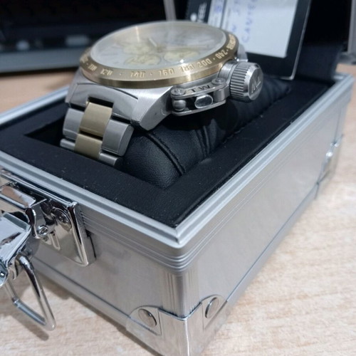 TW Steel Canteen men's wristwatch used, two-tone 45mm