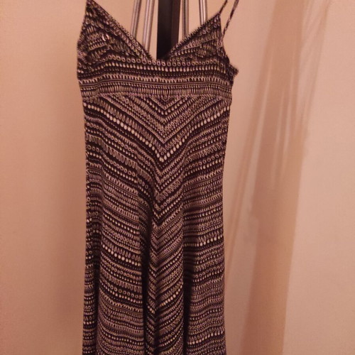 Midi dress with straps BCBG Maxazria used, brown