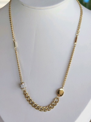 Steel Necklace New Gold Color