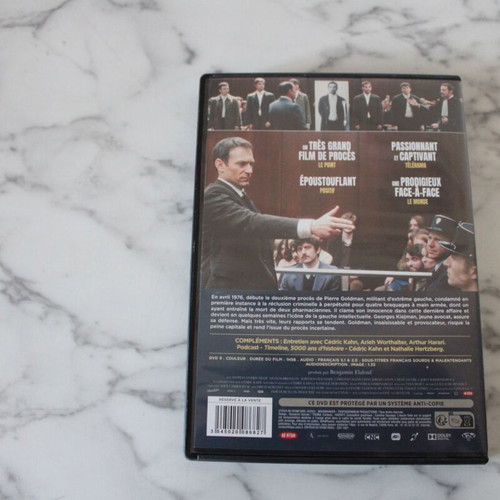 Le Procès Goldman DVD like new, Greek language