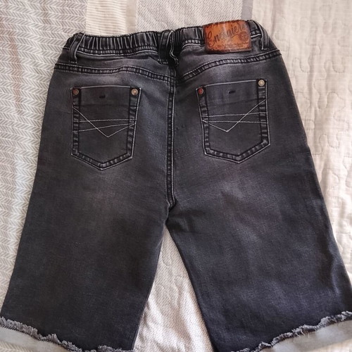 Energiers Boys' Shorts Size 14 Used Black with Rips