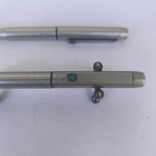 Parker 25 set rollerball made in England, used, stainless steel