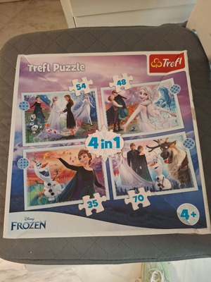 Frozen παζλ 4 σε 1 μεταχειρισμένο, πλήρες σετ