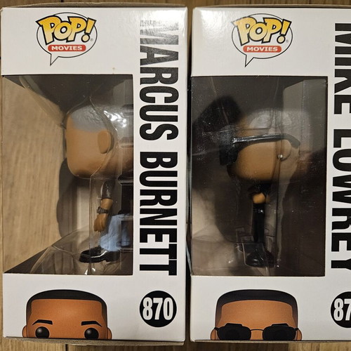 Bad Boys Funko Pop bundle Marcus Burnett #870 and Mike Lowrey #871 like new