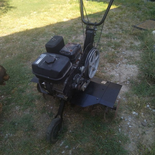 Petrol Tiller like new with small electric tiller gift