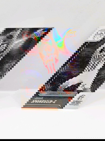 Upper deck euroleague vasilis spanoulis patterned rainbow