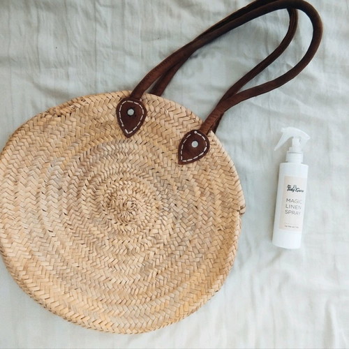 Laouta straw shoulder bag used