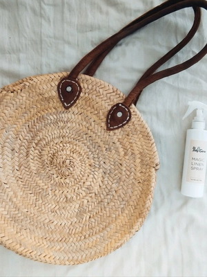 Laouta straw shoulder bag used