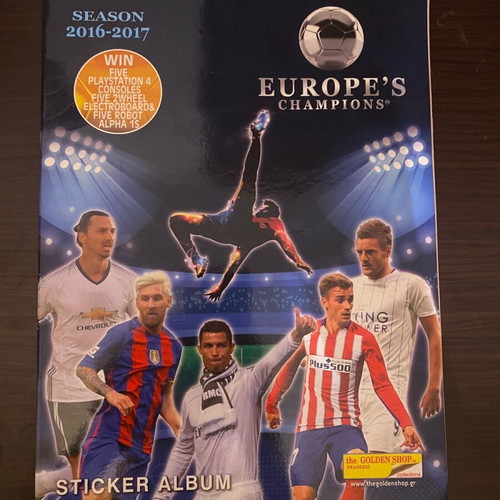 Panini EURO 2016 and Europe's Champions 2016-2017 Albums