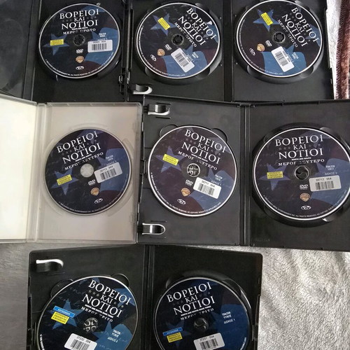 North and South DVD used with Greek subtitles