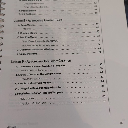 Master Your Computer (New Horizons) book used, Microsoft Office Word 2003 - Level 2