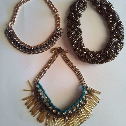 Set of 3 necklaces used