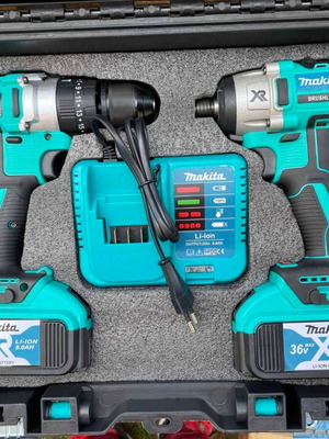 Makita акумулаторен винтоверт и безчетков импакт, 36V