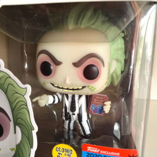 Funko POP! Movies Beetlejuice Glow in the Dark 2020 Fall Convention Limited Edition like new