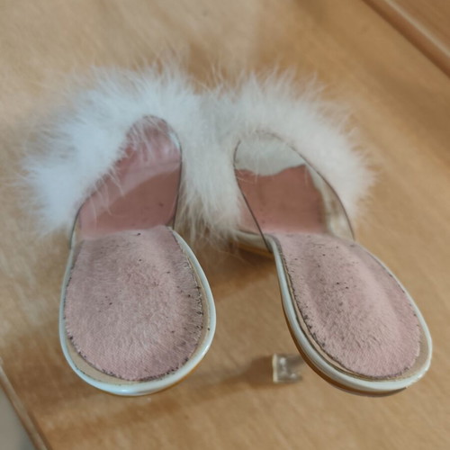 Clear sandals Shein size 40 used
